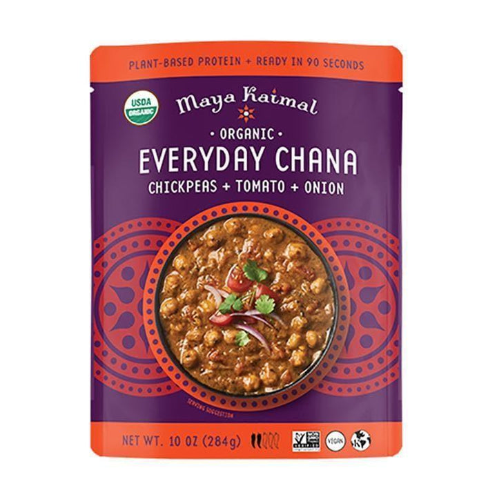 Maya Kaimal – Everyday Chana Chickpeas with Tomato & Onion, 10 oz- Pantry 1