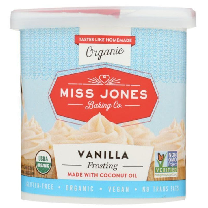 Miss Jones Baking Co - Frosting Vanilla, 11.29 Oz- Pantry 1
