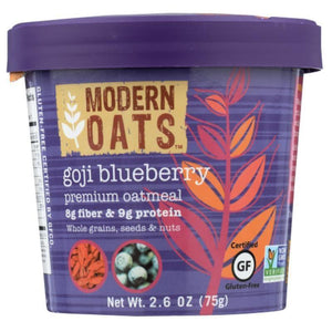 Modern Oats – Goji Bluebery Oatmeal Cup, 2.6 oz