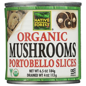 Native Forest – Mushroom Portobello Sliced, 4 oz