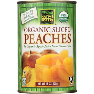 Native Forest – Peaches Sliced, 15 oz