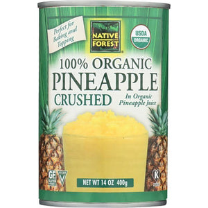 Native Forest – Pineapple Crushed, 14 oz