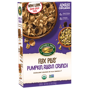 Nature’s Path - Cereal Flax Pumpkin Raisin Crunch, 12.3 oz