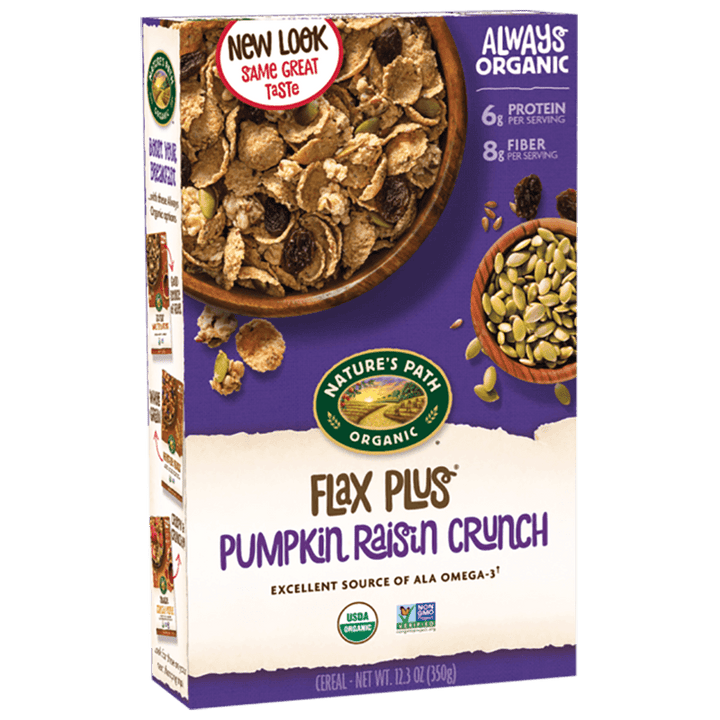 Nature’s Path - Cereal Flax Pumpkin Raisin Crunch, 12.3 oz- Pantry 1