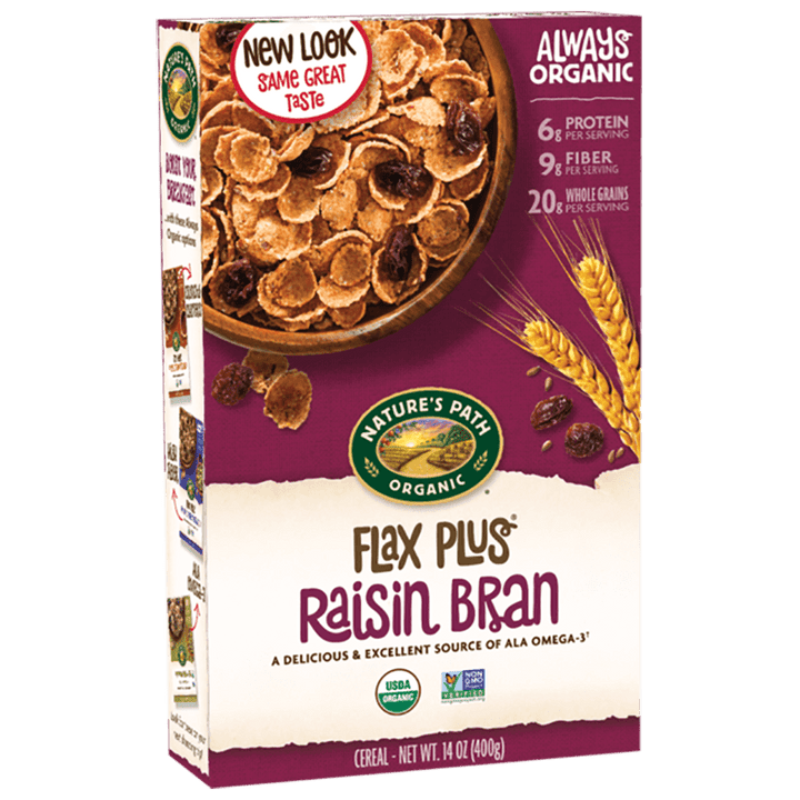 Nature’s Path – Cereal Flax Raisin Bran Flakes, 14 oz- Pantry 1