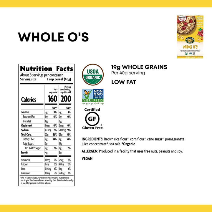Nature's Path - Cereal Whole O's, 11.5 oz- Pantry 2