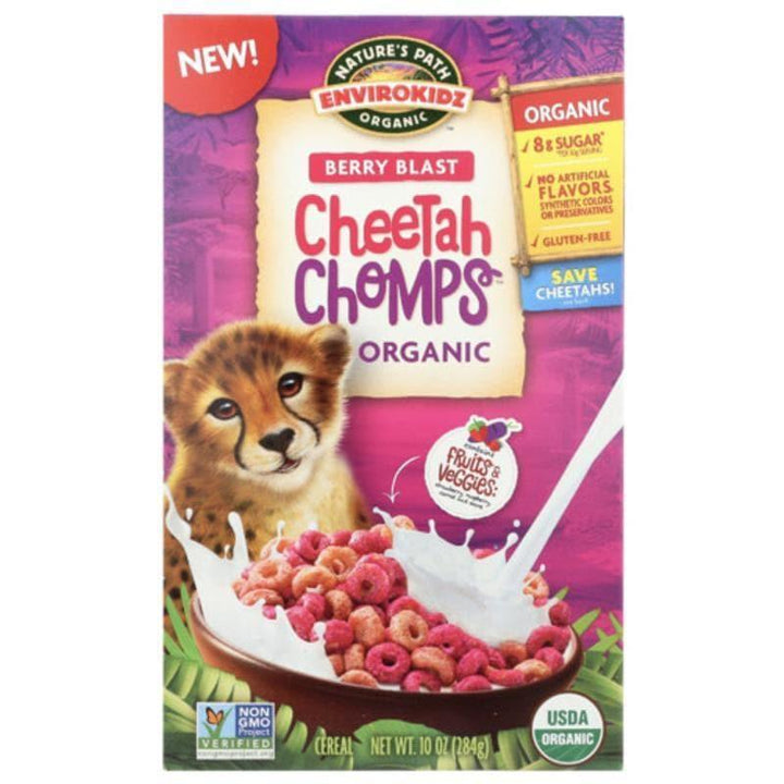 Nature's Path - Envirokidz Cheetah Chomps Cereal, 10 Oz- Pantry 1