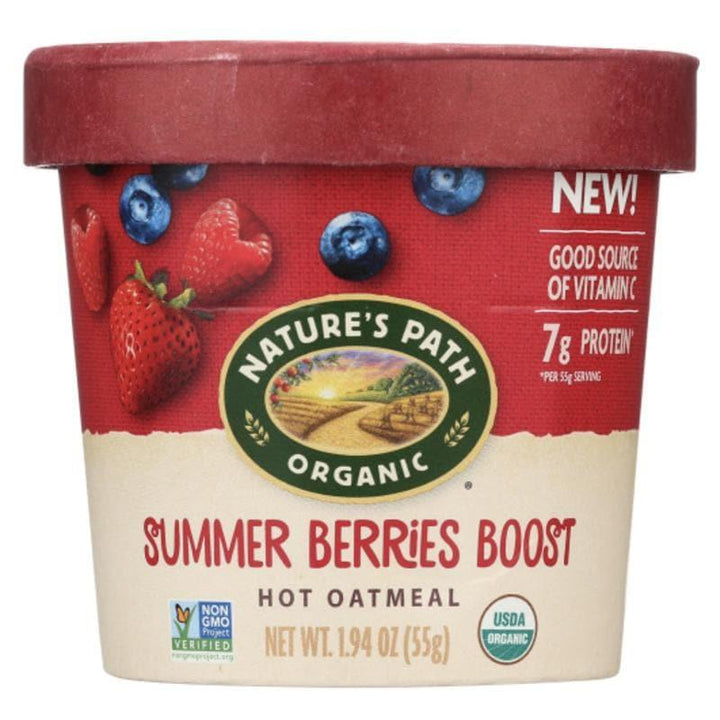 Nature's Path - Oatmeal Cup Summer Berries Boost, 1.94 Oz- Pantry 1