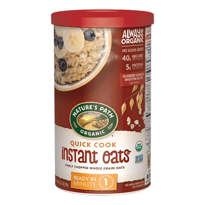 Nature’s Path – Quick Cook Instant Oats, 18 oz- Pantry 1