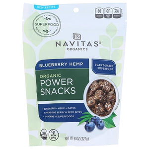 Navitas – Power Snacks Blueberry Hemp, 8 oz