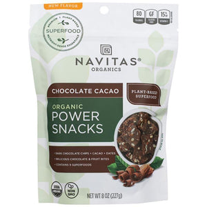Navitas – Power Snacks Chocolate Cacao, 8 oz