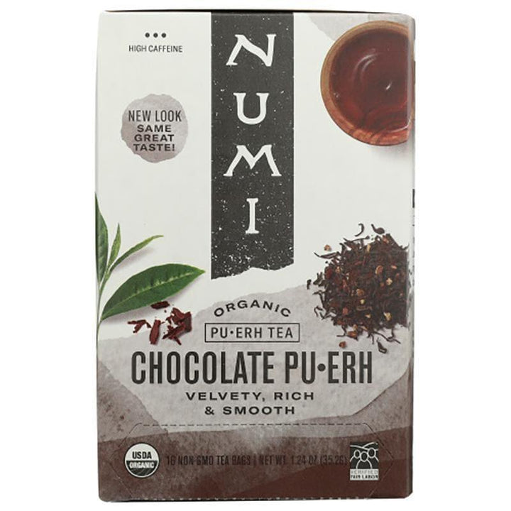 Numi Tea - Chocolate Pu-Erh - 16 Bags, 1.1 Oz- Pantry 1