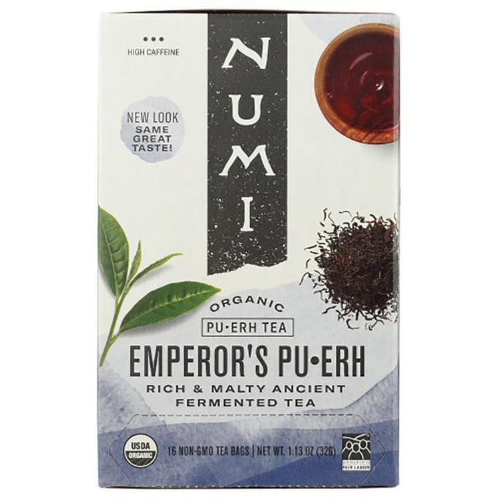 Numi Tea - Emperor's Pu-Erh - 16 Bags, 1.1 Oz- Pantry 1