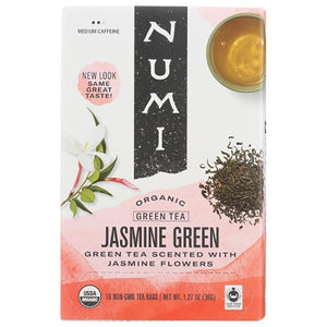Numi Tea - Jasmine Green Tea - 18 Bags, 1.2 Oz