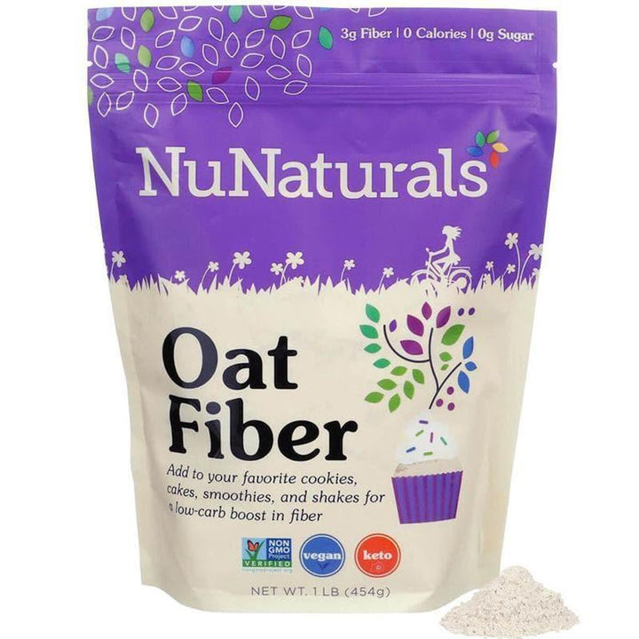 NuNaturals Inc – Oat Fiber, 16 oz- Pantry 1