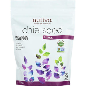 Nutiva – Black Chia Seeds, 12 oz