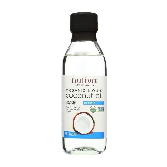 Nutiva – Organic Liquid Coconut Oil, 8 fl oz- Pantry 1