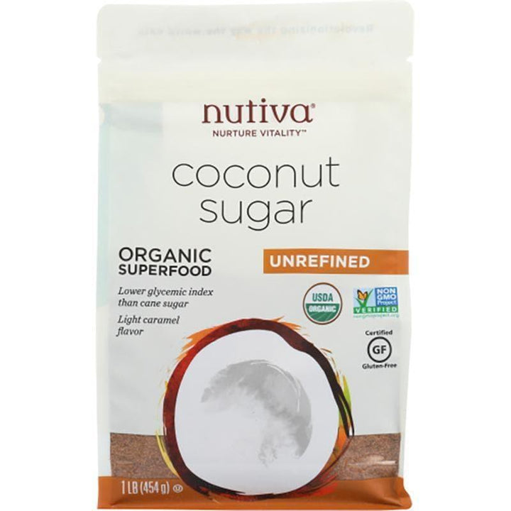 Nutiva - Organic Unrefined Coconut Sugar, 16 Oz- Pantry 1