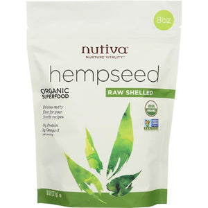 Nutiva – Raw Shelled Hempseed, 8 oz