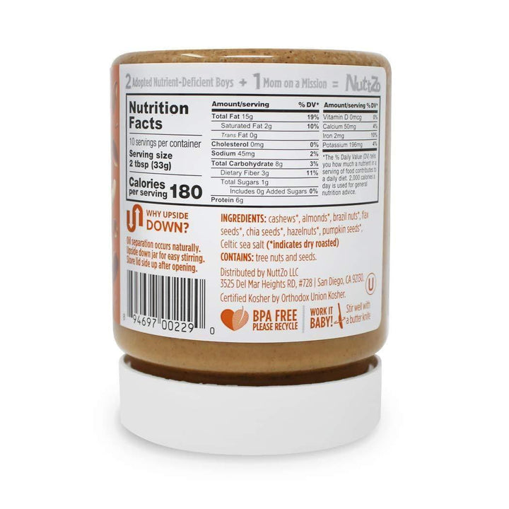 Nuttzo - Smooth 7 Nut & Seed Butter, 12 Oz- Pantry 2