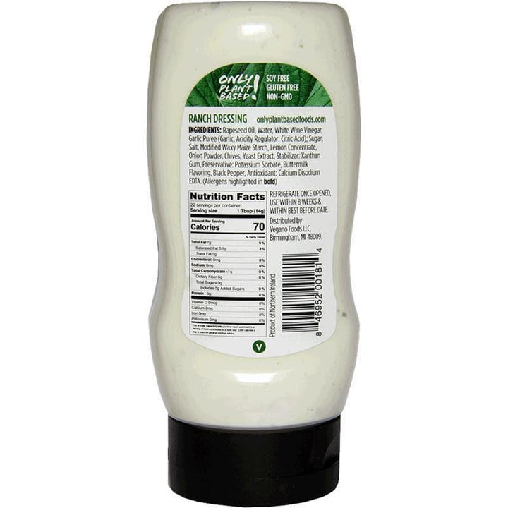 Only Plant Based - Ranch Dressing, 11 oz- Pantry 2