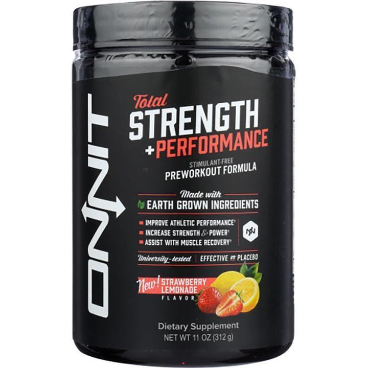 Onnit – Total Strength Strawberry Lemon, 11.4 oz- Pantry 1