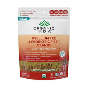 Organic India – Psyllium Pre & Probiotic Fiber Orange, 10 oz
