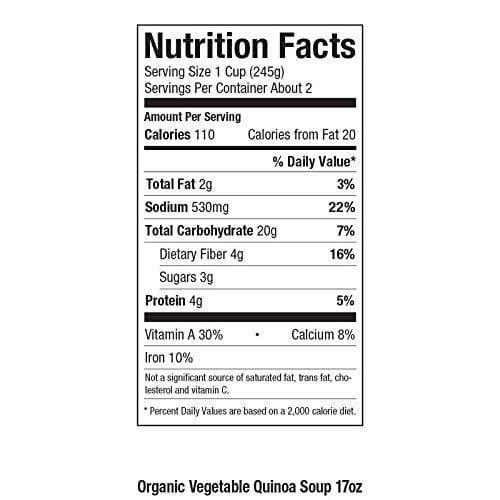 Pacific Foods – Vegetable Quinoa Soup, 17 oz- Pantry 2