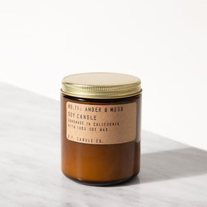 PF Candle Co - Amber Moss Soy Candle