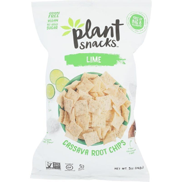 Plant Snacks - Lime Cassava Root Chips, 5 Oz- Pantry 1
