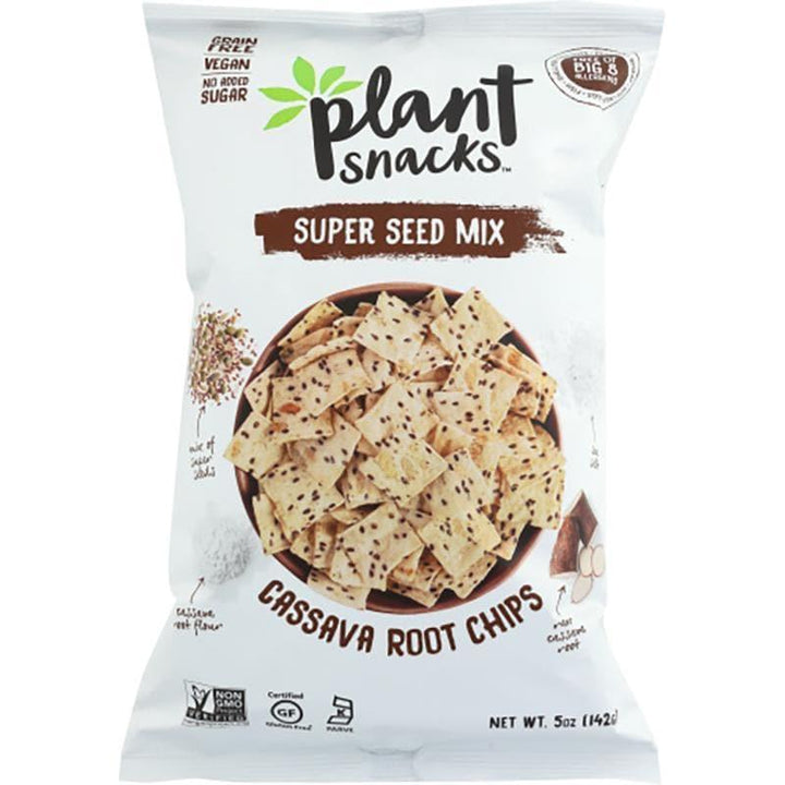 Plant Snacks - Super Seed Mix Cassava Root Chips, 5 Oz- Pantry 1