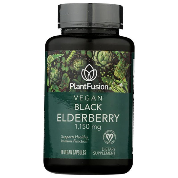 PlantFusion - Black Elderberry - 60 count, 4 Oz- Pantry 1