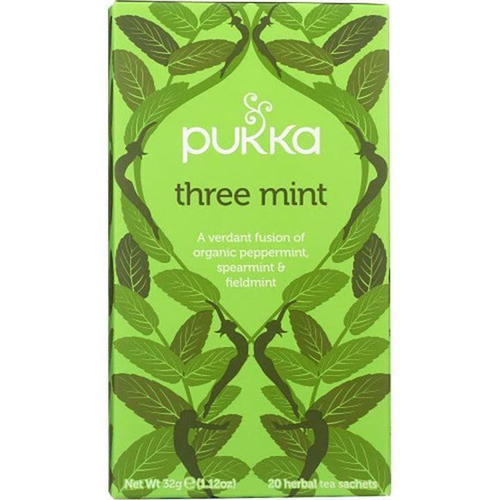 Pukka - Three Mint Herbal Tea, 1,12 Oz- Pantry 1