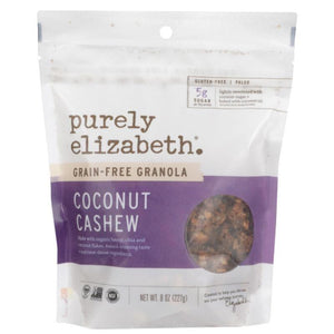 Purely Elizabeth – Grain Free Granola Coconut Cashew, 10 Oz