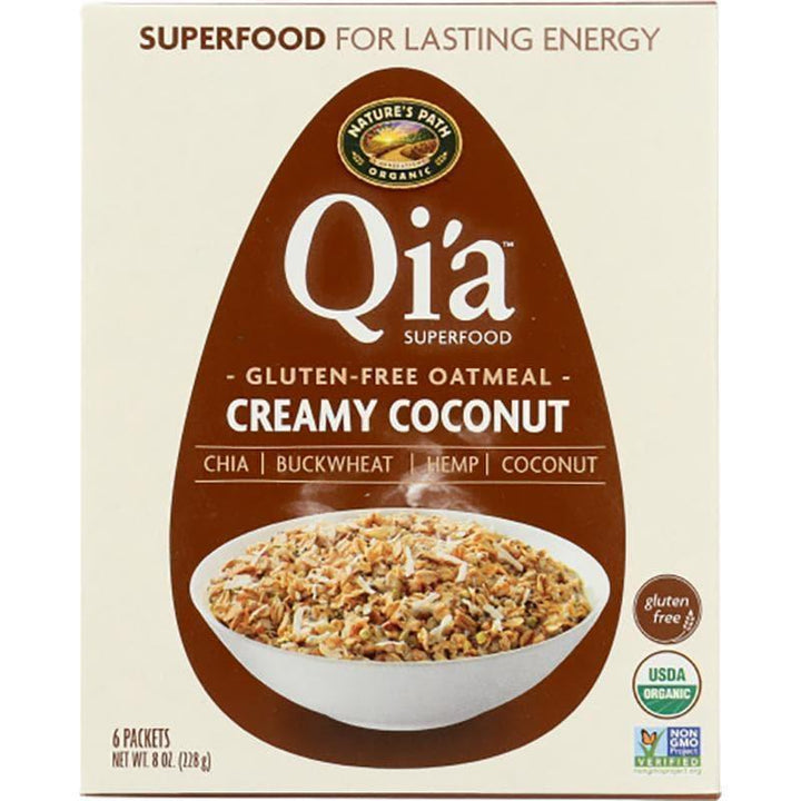 Qi’a – Creamy Coconut Oatmeal, 8 oz- Pantry 1