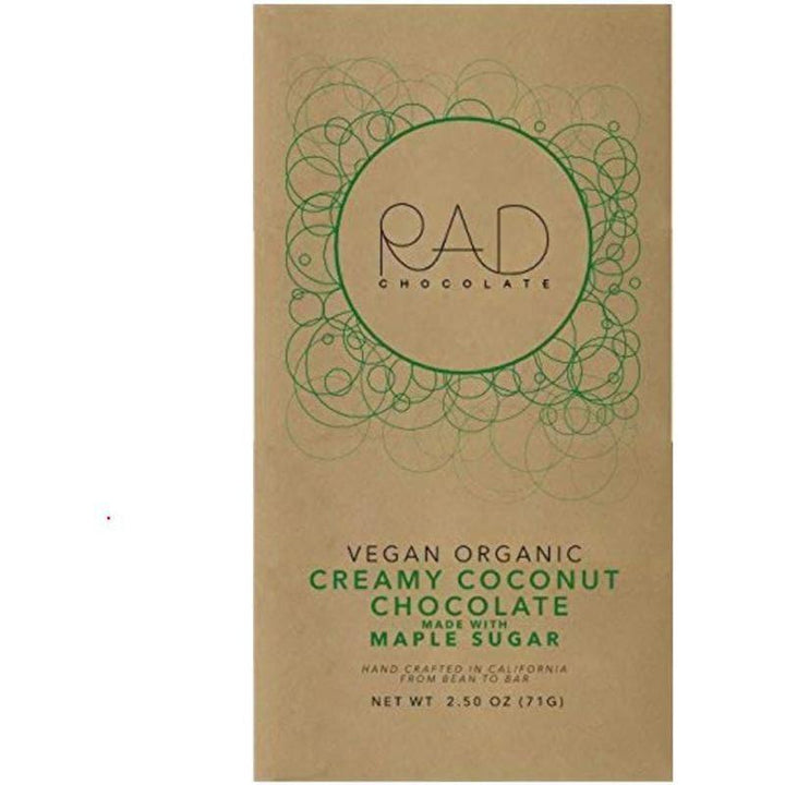 Rad Chocolate - Coconut Chocolate, 2.5 Oz- Pantry 1