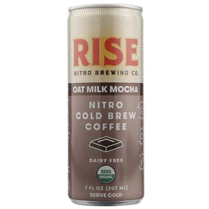 Rise Nitro Cold Brew Coffee - Oat Milk Mocha, 7 Oz | Pack Of 12