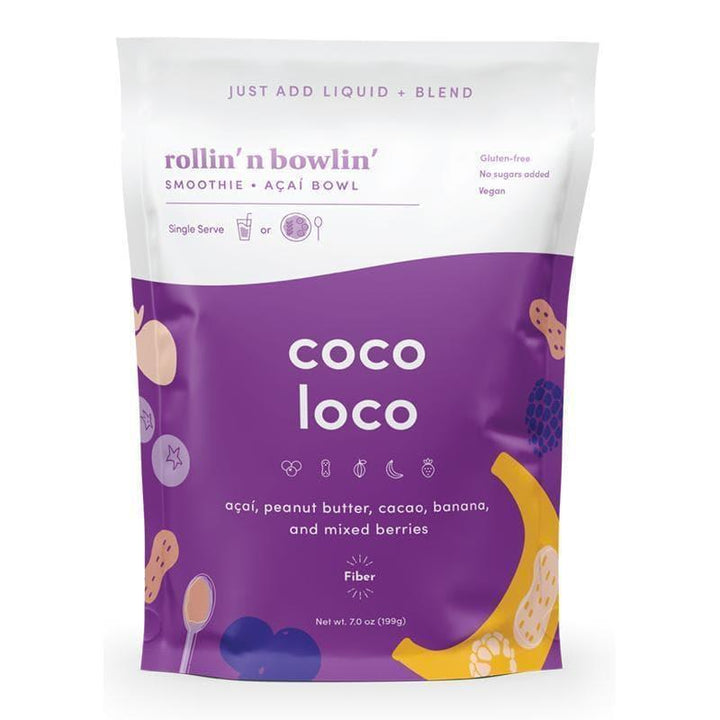 Rollin N Bowlin - Coco Loco Acai Bowl Mix, 7 oz- Pantry 1