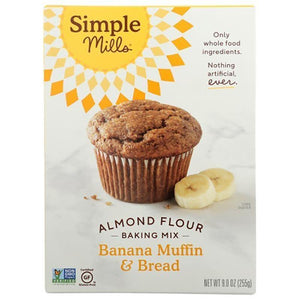 Simple Mills - Almond Flour Banana Muffin & Bread Baking Mix, 9 oz