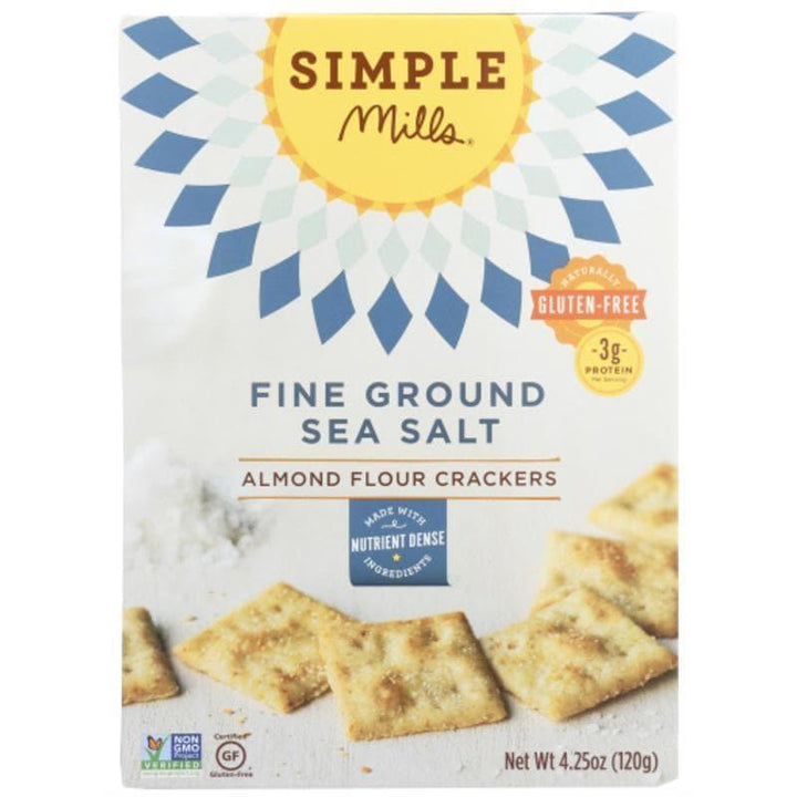 Simple Mills - Almond Flour Crackers With Sea Salt, 4.25 Oz- Pantry 1
