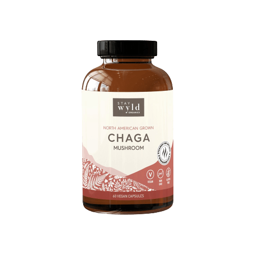 Stay Wyld Organics - Chaga Mushroom Capsules, 12 oz- Pantry 1