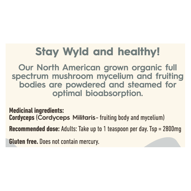 Stay Wyld Organics - Cordyceps Mushroom Capsules, 12 oz- Pantry 2