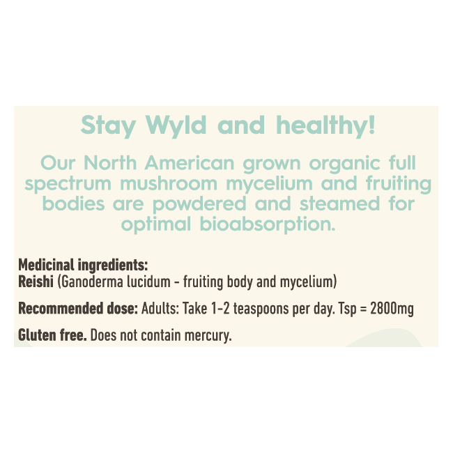 Stay Wyld Organics - Reishi Mushroom Powder, 12 Oz- Pantry 3