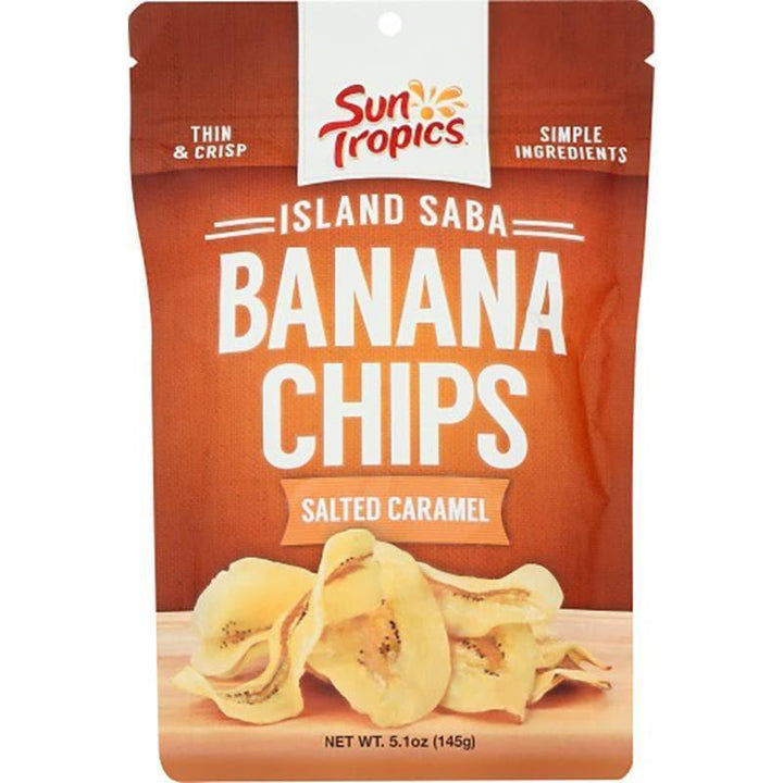 Sun Tropics - Island Saba Salted Caramel Banana Chips, 5.1 Oz- Pantry 1