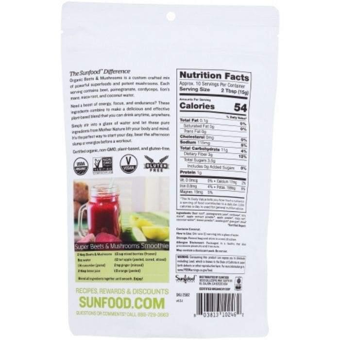 Sunfood Superfoods – Beet Mushroom Powder Organic- Pantry 2