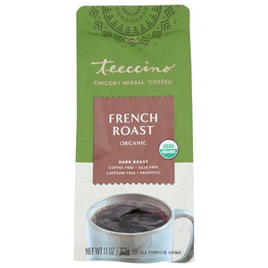 Teeccino - French Roast Chicory Herbal Coffee, 11 oz
