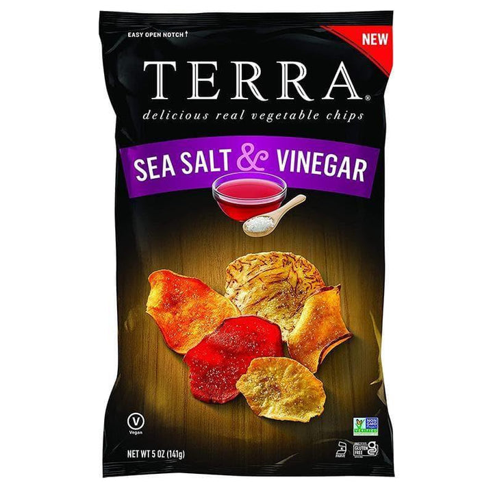 Terra Chips – Sea Salt and Vinegar Vegetable Chips, 5 oz- Pantry 1