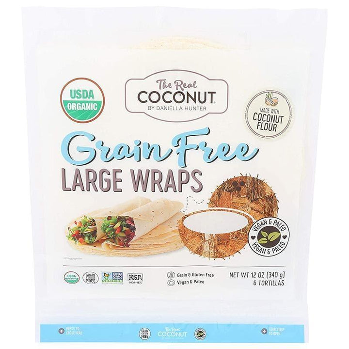 The Real Coconut – Grain-Free Large Wraps, 12 Oz- Pantry 1