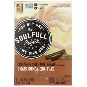 The Soulfull Project - Hot Cereal Cinnamon Spice, 7 Oz
