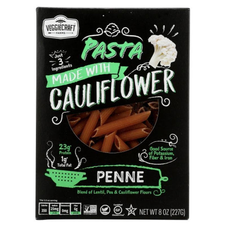 Veggiecraft - Cauliflower Penne Pasta, 8 Oz- Pantry 1